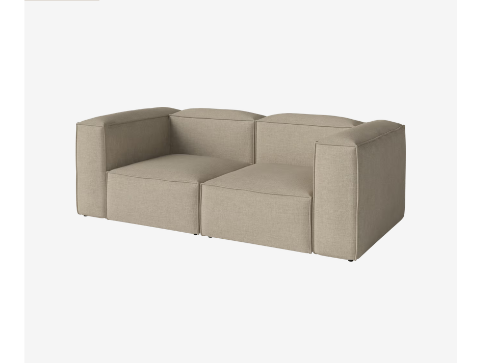 cosima beige bolia 2sed Cosima NEST gauč 2-sed hĺbka 120cm – Obrázok 1